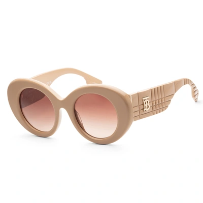Burberry Women's Be4370u 49mm Sunglasses In Beige