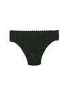 Hanky Panky Mellowluxe™ Low Rise Thong In Black