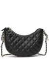 Tiffany & Fred Quilted Leather Messenger Shoulder Bag In Black
