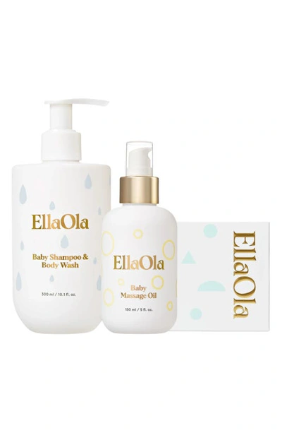 Ellaola Babies' The Mommy & Me Spa Bundle (3 Pieces) In White