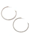 Alexis Bittar Crystal Lace Orbiting Hoop Earrings/3.25"