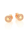 ASTLEY CLARKE WOMEN'S MINI COSMOS DIAMOND & 14K ROSE GOLD STUD EARRINGS,0400091960244