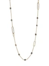 Alexis Bittar Crystal-Encrusted Mixed Stone Station Necklace