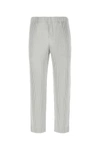 Issey Miyake Plissé-effect Straight-leg Trousers In Grey
