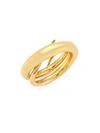 CHARLOTTE CHESNAIS WOMEN'S UNCHAINED RING/GOLDTONE 0.75",0400091226522