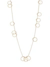 GINETTE NY Thirteen Circle 18K Rose Gold Necklace