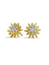 DAVID YURMAN Starburst Mini Earrings with Diamonds in Gold