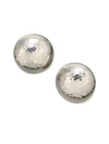 IPPOLITA WOMEN'S CLASSICO STERLING SILVER HAMMERED BUTTON CLIP-ON EARRINGS,426187074434