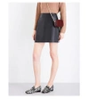 WHISTLES A-line leather skirt