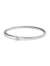 DAVID YURMAN CABLE COLLECTIBLES HEART BRACELET WITH DIAMONDS,409794397066