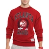 TOMMY JEANS TOMMY JEANS RED ATLANTA HAWKS PETER FRENCH TERRY PULLOVER SWEATSHIRT