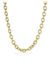 DAVID YURMAN Large Oval Link Necklace in 18K Gold