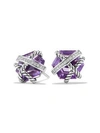 DAVID YURMAN Cable Wrap Earrings with Gemstone & Diamonds