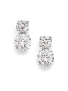 ADRIANA ORSINI WOMEN'S STERLING SILVER & CUBIC ZIRCONIA DOUBLE-DROP EARRINGS,456950608900