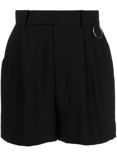 Undercover Pleat-detail Shorts In Black