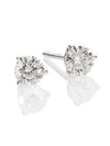 KWIAT Diamond & Platinum Stud Earrings/0.7 TCW
