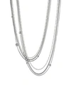 DAVID YURMAN Starburst Pearl Chain Necklace