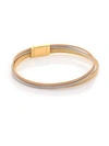 Marco Bicego Masai 18k Yellow Gold, 18K White Gold & 18K Rose Gold Multi-Row Bracelet