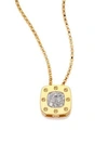 Roberto Coin WOMEN'S POIS MOI DIAMOND & 18K YELLOW GOLD SMALL PENDANT NECKLACE,400087024691