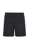Ten C Black Stretch Shorts In Black