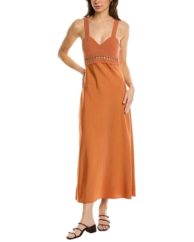 A.l.c . Talia Dress In Orange