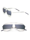 DIOR Split1 59MM Metal Aviator Sunglasses