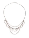 CHAN LUU Sterling Silver Tiered Bead Necklace