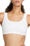 Nike Women's Alate All U Light-support Lightly Lined U-neck Sports Bra In White
