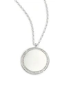 ASTLEY CLARKE Cosmos Diamond & Sterling Silver Large Locket Necklace