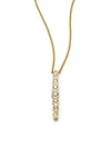 Zoë Chicco Diamond & 14K Yellow Gold Vertical Graduated Pendant Necklace