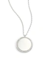 ASTLEY CLARKE Cosmos Diamond & Sterling Silver Medium Locket Necklace
