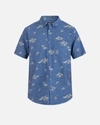 United Legwear Men's One And Only Stretch Short Sleeve Shirt In Abyss