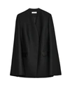 Gia Studios Black Open Front Blazer In Black