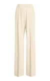 Another Tomorrow Relaxed Wide-leg Pants In Parchment