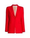 ANOTHER TOMORROW SINGLE BUTTON JACKET,A019JK001-WV-RED42_used