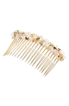 L Erickson Alina Comb In Gold/white