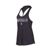 Concepts Sport Heather Charcoal Charlotte Fc Radiant Twist Back Scoop Neck Tank Top In Heather Charcoal