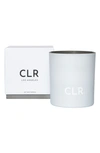 CLR GREY SOY WAX CANDLE