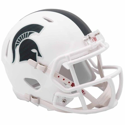 Riddell Michigan State Spartans  2017 Alternative White Revolution Speed Mini Football Helmet