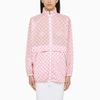 Prada Re-nylon Zip-up Jacket In Pink