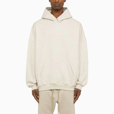 FEAR OF GOD FEAR OF GOD ETERNAL GREY HOODIE WITH PRINT,FGE50-004A-FLC/L_FEARG-122_323-XS