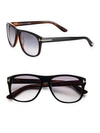 TOM FORD Olivier Oversized Square Acetate Sunglasses