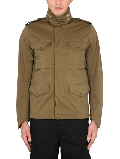 Ten C Short Field Jacket In Green