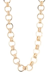 Tasha Circle Chain Link Necklace In Gold