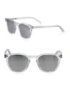 SAINT LAURENT SL 28 49MM Mirrored Square Sunglasses