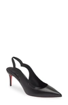 CHRISTIAN LOUBOUTIN HOT CHICK POINTED TOE SLINGBACK PUMP