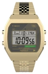 Timex Men's T80 Brass & Resin Digital Watch In Gold