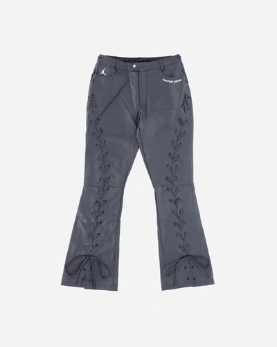 Nike Travis Scott Wmns Leather Lace Trousers Dark Smoke Grey / Sail In Multicolor
