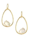 IPPOLITA Rock Candy® Mother-Of-Pearl Doublet & 18K Yellow Gold Oval Earrings