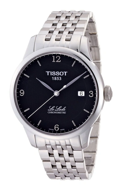 Tissot Men's Le Locle 39.3mm Automatic Watch In Silver